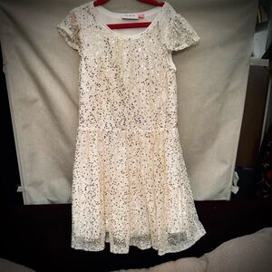 The Children's Place Shimmering Silver Dress